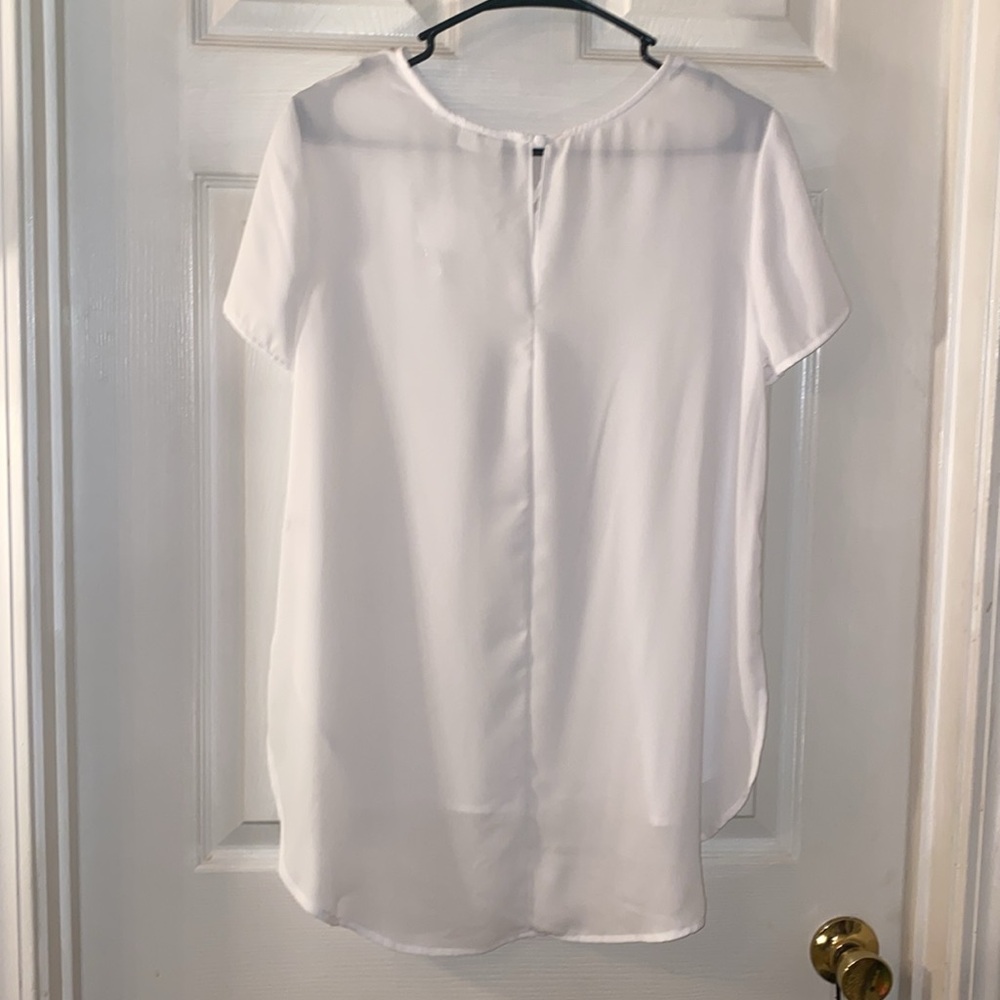Cato White Embroidered Blouse NWT - Picture 8 of 12